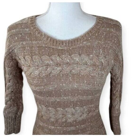 INC BEIGE SWEATER TUNIC/DRESS SZ.XS EUC. - Picture 3 of 8